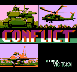 Conflict (Japan) Title Screen